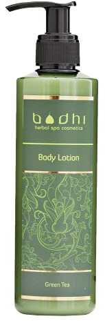 BODHI® Körperlotion Grüner Tee 250 ml | revitalisierend, After-Sun Pflege, für alle Hauttypen, bio & vegan, 98% natürlich