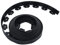 vidaXL Rasenkante mit 30 Nägeln Flexible Beetumrandung Beeteinfassung Rasenbegrenzung Pflasterkante Mähkante Garten 10m 5cm PE Schwarz