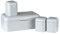 LIVIVO Taurus 4pc Kitchen Storage Set with Airtight Lids Includes Tea Coffee Sugar Canister Jar with Matching Stylish Bread Bin (Grey)