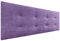 DHOME Kopfteil, gepolstertes Bett Kopfteil 8cm dick. Gepolstertes Kopfteil ACUALINE Stoff und Kunstleder. Bett-Kopfteile (Stoff Lila, 145cm (Betten 120/135/140))