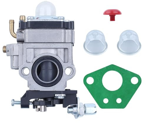 Mtanlo Vergaser für SCEWFIX Titan TTL530GBC 43CC 52CC 40-5 Ersetzen Sie Den Vergaser Carb für BC430 CG430 CG520 1E40F-5 44F-5 Freischneider mit 49CC Vergaser-Dichtungssatz Ölblasen