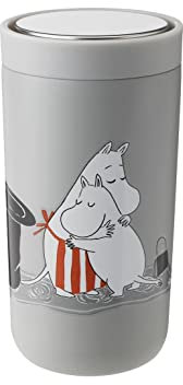 Stelton to go Cup, Stainless Steel/Powder Coating, Soft Light Grey, 0.2 L