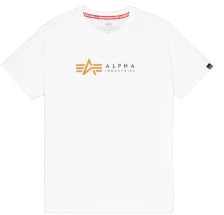 ALPHA INDUSTRIES Herren Label T T-Shirt für Herren T-Shirt (1er Pack)