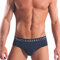 Baci & Abbracci Set 6 Slip Uomo Cotone Elasticizzato Mutande Uomo Cotone Underwear Intimo Uomo Blu Nero Grigio (BAO1103, XXL)