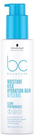 Schwarzkopf Professional Bonacure Moisture Kick Hydration Balm Leave In Haarconditioner Normales Trockenes Haar Vegan Glycerol Hydratisierend Verbesserte Handhabbarkeit Leichtes Haargefühl 150 ml