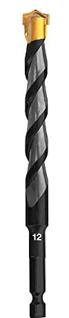 Broca multimaterial Ø 12mm Multi Construction Ultimate Professional Hex-9 Rotary y Taladros de Impacto, Perforación multiusos para bloque de metal, ladrillo, baldosas blandas de madera de plástico