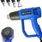 Heißluftpistole Kit, 2000W Heissluftgebläse, Elektrische Heißluftfön mit 4 Düsen, 2 Heizstufen, Einstellbare Temperatur (60-600°C), Luftstrom: 300-500 l/min, zum Entlacken, Löten & Schrumpfen von PVC
