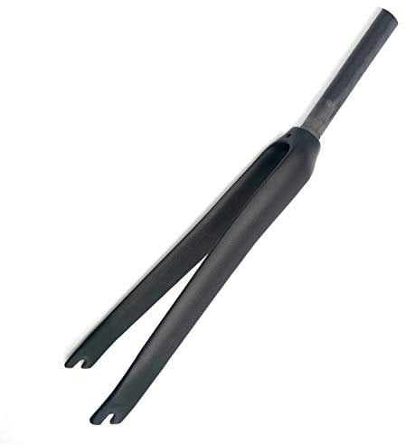 aiNPCde 700c Suspension Fork 3K Carbon Fiber Bike Front Fork 345g ± 5g Black