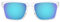 Oakley Herren Sylas Sonnenbrille, Polished Clear/Prizm Sapphire, 60/17/140