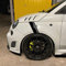 ADESIVI COMPATIBILE CON 500 ABARTH 595 PARAFANGHI COFANO SCORPIONE TUNING SPORT (NERO)