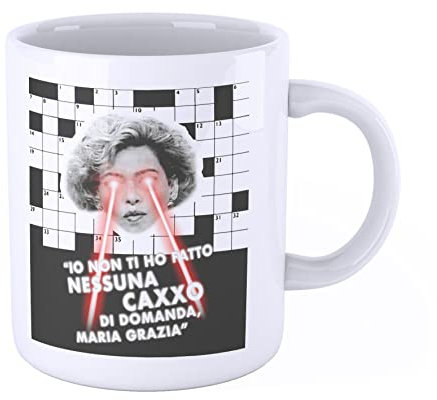 New Indastria Tazza mug cult tv truffa del cruciverba anni 90 meme