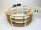 3 stöckige Spiral-Brücke Holzschiene kompatibel mit Brio/Playtive/Lillabo / 8 teilig/ohne Holzschienen und Dekoration