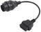 OBD2 Diagnose Adapter, OBDII Adapterkabel 38Pin auf 16Pin für OBD Diagnosegerät, OBD2 Diagnose Kabel für 38 Pin Anschluss, OBD2 38-polig auf 16-polig Verlängerung konvertierung Car Extension Adapter