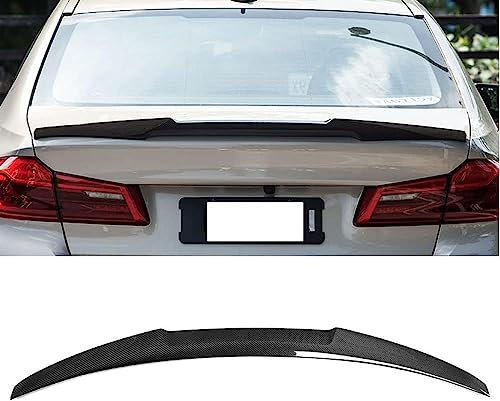 DENMER Auto Heckspoiler Spoiler für BMW G30 G31 5 Series 540i M Sport F90 M5 2017-2019, Kofferraumspoiler Autodach Rear Spoiler Lippe Styling Karosserie-Anbauteile