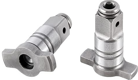 PRATYAHARA Assemblage D'Enclume de Tournevis à Percussion Compatible dans Le BoîTier de la TêTe de Forage, EntraîNement Carré 1/2 Pouce vers Adaptateur de Prise Hexagonale 1/4 Pouce