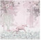 Bilderwelten Fototapete Kinderzimmer Einhorn auf Blumenwiese in Rosa 240 x 240 cm Vlies-Tapete XXL Smart Wandtapete Wanddekoration Kindertapete