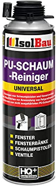 Isolbau Nettoyant mousse polyuréthane - 1 boîte de 500 ml de nettoyant pour pistolets à mousse PU, nettoyant pour pistolets à mousse, nettoyants, dégraissants, valves et surfaces