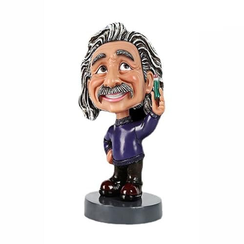 Cartoon Puppe Einstein Wackelkopf Home Decor Figur Dekorative Ornamente Puppe Auto Dekoration Home Decor Statuen