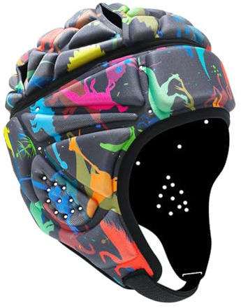 ANCLLO Gorra anticolisión de EVA Transpirable Ajustable Cubierta de Cabeza a Prueba de Golpes para Portero para fútbol