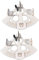 UPKOCH 2st Nautisches Messgerät Handsextant Pädagogische Sextanten Vintage-Sextant DIY Matrosen-sextanten-bausatz Sextant Für Die Navigation Nautischer Sextant Puzzle Hölzern Gizmo