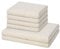 Möve for frottana - Pearl - 4 X Handtuch 2 X Duschtuch im Set (Ivory)