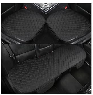 WEFOLCC Auto-Sitzbezüge Autositzbezug Autokissen Für B&MW 5er F10 F11 G30 G31 E39 E60 E61 F07 F18 G38 Autoinnenausstattung Vordersitzbezüge (Color : Black Red 5-Seater)