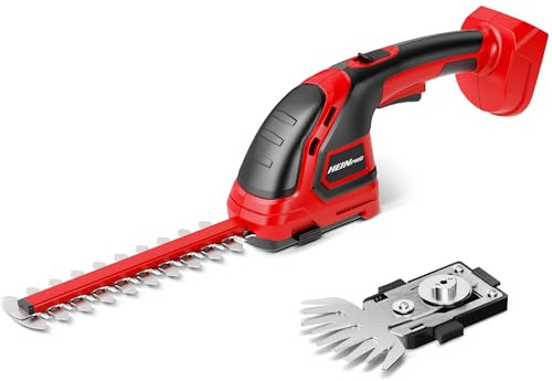 HEINPRO - Taille-haie sans fil compatible avec batterie Milwaukee M18 (batterie non incluse), taille-haie électrique sans fil, taille-haie tondeuse à main pour patio, jardin