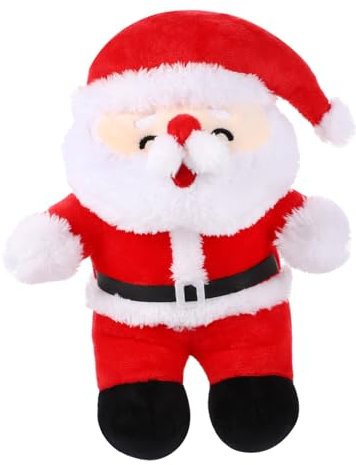 ibasenice 1stk Weihnachtspuppe Weihnachtsdekorationen Weihnachtsmann-Puppe Weihnachtsdekoration Räumung Weihnachtsmann-Dekoration Plüsch Rot