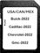 2024 Navigation Update sd Card Compatible with: Cadillac, Chevrolet, Buick, Gmc USA/CAN/MEX