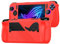 Palumma Custodia protettiva in silicone per ASUS Rog Ally X 2024 Gaming Handheld custodia protettiva accessori per ASUS Rog Ally X 2024 Gaming Handheld (rosso)