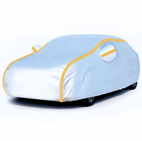 Autoabdeckung Stoff für Fia-t 500X 2014-2018 SUV, Autoschutzhülle Winter Autoabdeckplane Outdoor Auto Abdeckplane Sonnenschutz Wasserdicht Auto Abdeckung Stoff für Innen