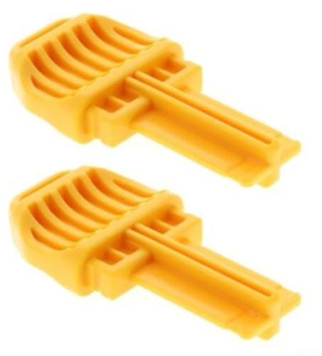 Besttoolifes N835578 Lawn Mower Safety Key Replacement Compatible With DCMWSP244U2 DCMWP233U2 DCMWSP255Y2 Enhanced Security Easy Install Yellow Plastic(2pcs)