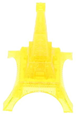 Abaodam 1 Satz Eiffelturm-bausteine 3D-Puzzle-Modell Rätsel Eiffelturm-Puzzle Kinderspielzeug Dekoratives 3D-Puzzle Puzzle Eiffelturm Puzzle-Spielzeug Eiffelturm 3D-Puzzle Plastik Yellow