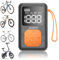 ZUZEE Mini Bike Pump, 150 PSI Portable Bicycle Pump with Gauge, 3X Faster & Auto Stop & Brushless Motor, Electric Bike Tire Pump with Presta and Schrader Valve for Road Bike, MTB, Motorcycle, Ball,etc