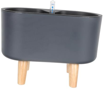 Yardwe De Riego Automático para Macetas De Orquídeas Macetas De Riego Automático para Plantas De Interior De Escritorio Negras Fáciles De Usar