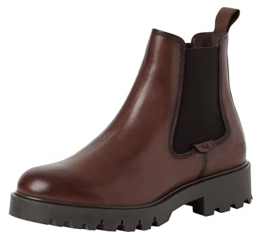 Tamaris Women's Leather Boots, Tobacco Lea, 5 UK