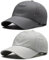 AYPOW 2 Pcs Basecap Herren Damen, Atmungsaktivem Schnelltrocknend MeshBaseball kappen Unisex, Leichte Verstellbar Schildmütze Snapback Caps Sonnenschutz Tennis Laufen Cappy Draußen Sport Sommer