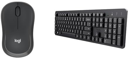 Logitech M240 Silent Bluetooth & Trust Ody II Silent Wireless Keyboard