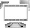 27-inch NN-TK922SS Microwave Trim Kit with 4 Strong Magnets Design - Compatible with Panasonic Microwave Oven Models Including NN-SE9-S, NN-SD9-S, NN-SN9-S