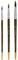 Pinceau Raphael Aquarelle Petit Gris 835 Set 3pcs NO. 8. 14. 16
