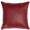 Centaur - Deko Lederkissen 50 x 50 cm für Sofa oder Schlafzimmer weinrot - Echt Leder Kissen Echtleder Sofakissen Lederoptik