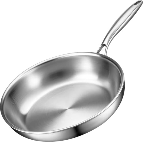 Colourcoco Pot Set | 3-Ply Stainless Steel Cooking Set, No Chemical Coated, Fast Heat Conduction, Uniform Heat Conduction