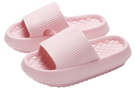Eva Cloud Sliders für Damen, Plateau-Slipper, rose, 39 EU