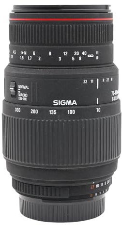 Sigma AF70-300 F4-5.6 APO Macro Super II (NIKON) Lens;