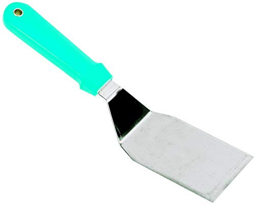 GI.Metal ETA011 Spatule Rectangulaire en Acier, multicolore