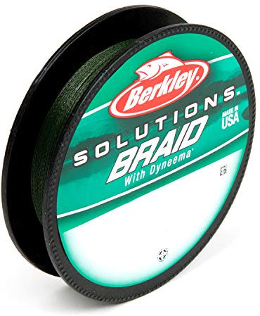 Berkley Erwachsene Solutions Braid Angelschnur, Green, 0.30 Mm-30.1 Kg-125 Mt, 0.30MM-125MT-30.1KG