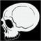 Herterich Products Airbrush Schablone Totenkopf - Skull Stencil