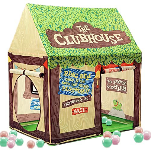 Floving Juegos de Interior / Exterior para niños Tiendas de niños Chocolate Playhouse Palace Tiendas (Verde)