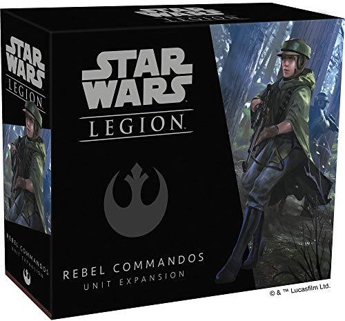 Atomic Mass Games | Star Wars: Legion Rebel Commandos Unit Expansion | Miniatures Game | Ages 14+ | 2 Players | 120-180 Minutes Playing Time
