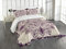 ABAKUHAUS lila Mandala Tagesdecke Set, Schneeflocke Form, Set mit Kissenbezügen Sommerdecke, für Einzelbetten 170 x 220 cm, Dunkel Violett und Grau weiß